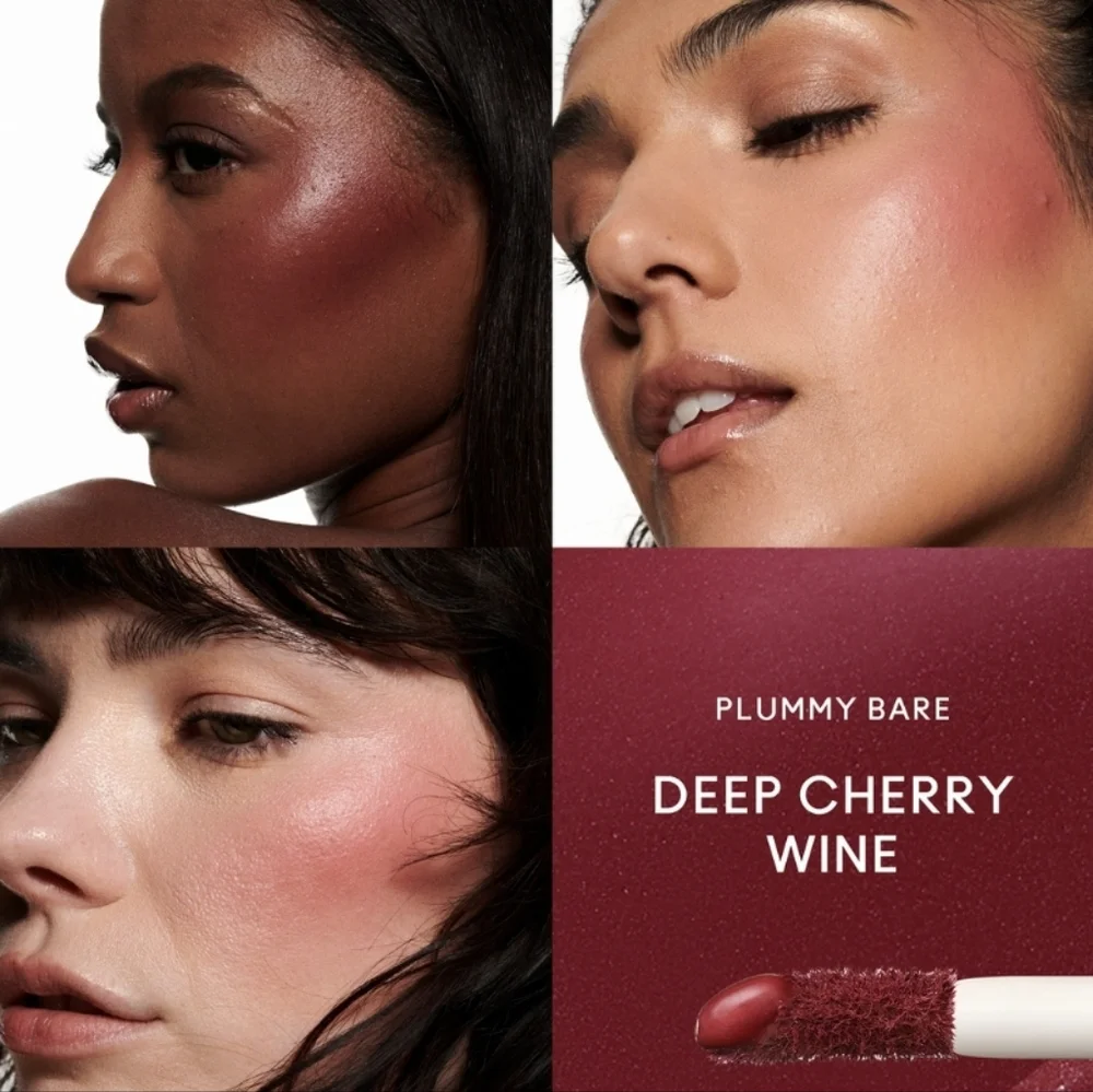 Mac Strobe Liquid Blush Plummy Bare Cherry Wine Brand New In Box Full Size
